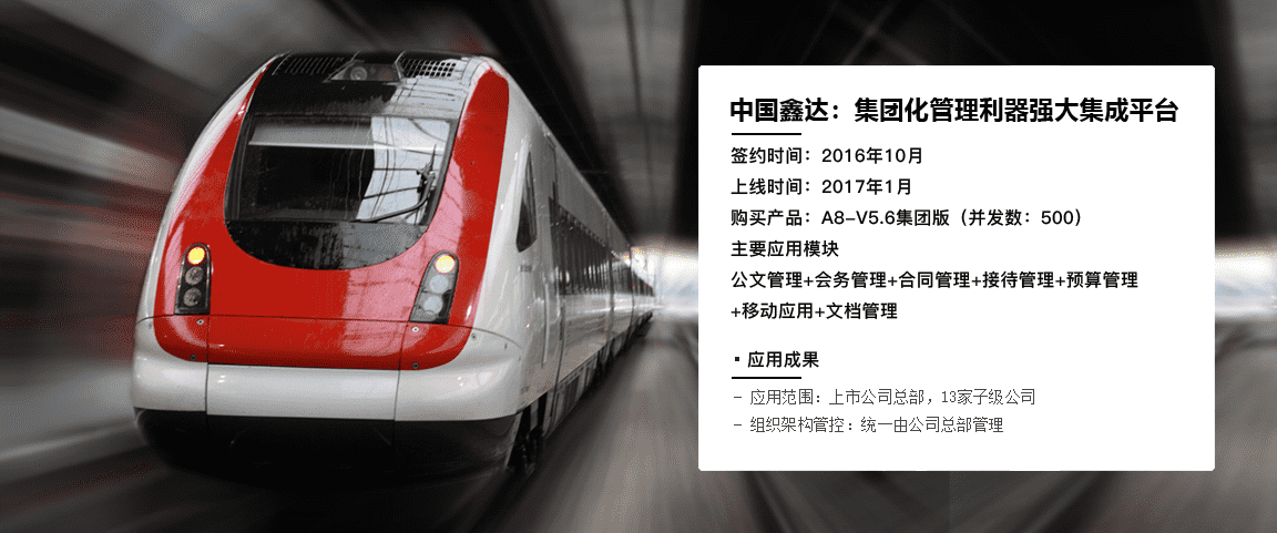 中国鑫达 集团化管理利器强大集成